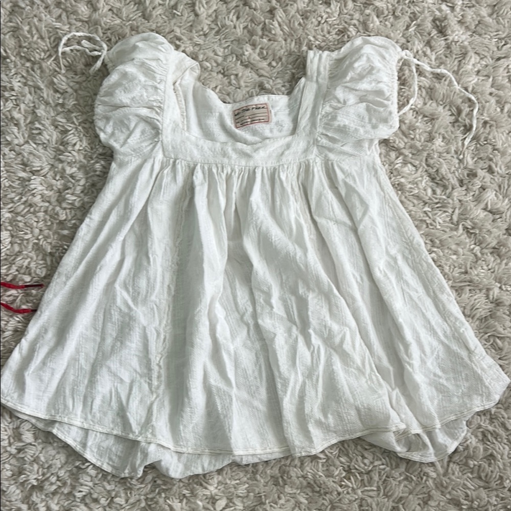 Free People White Mini Dress